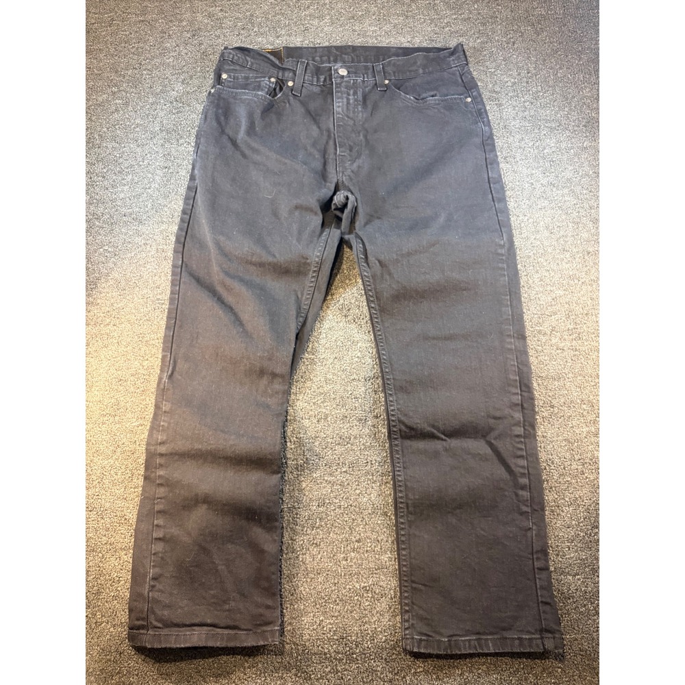 Levis 559 Relaxed‎ Straight Jeans Mens 36x30 Black Denim Pants 00559-0260